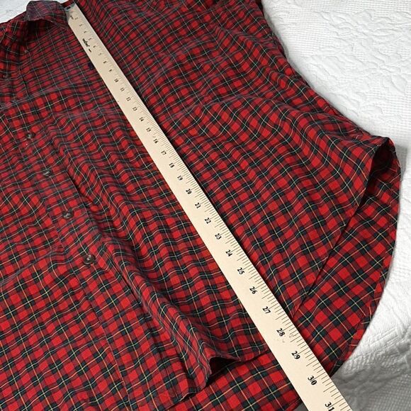 Ralph Lauren Button Down Red and Blue Shirt - Picture 7 of 7